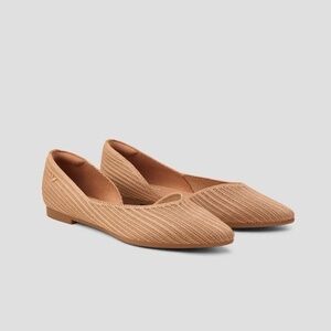 Vivaia Pointed-Toe D'Orsay Flats (Melia)